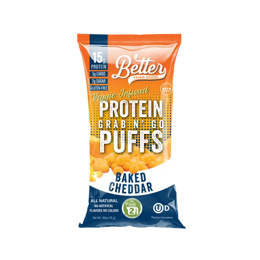 Baked Cheddar Protein Crisps (12pk)