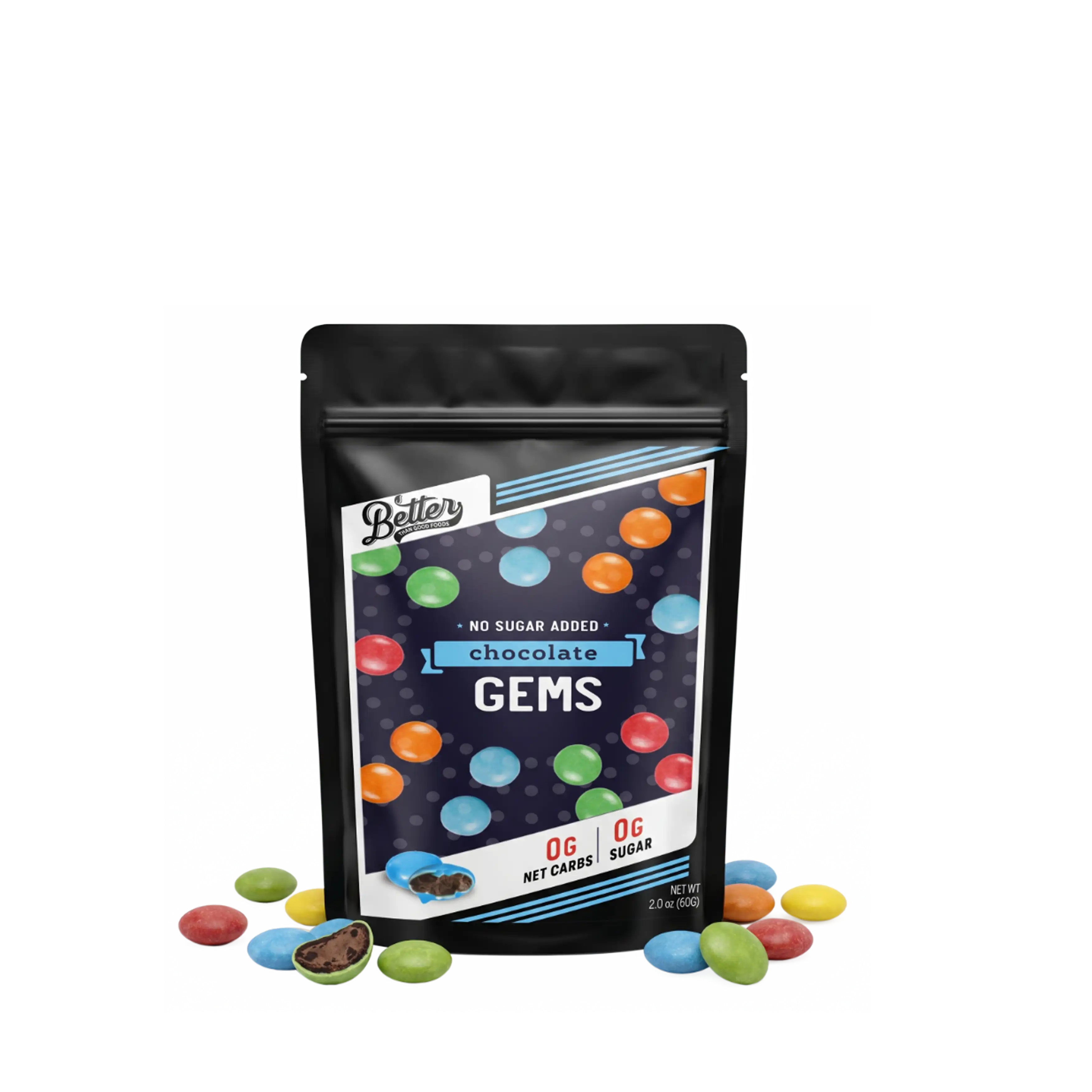 Keto Chocolate Gem's 2oz (M&M's 6pk)