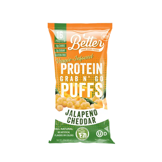 Jalapeno Cheddar Protein Crisps (12 Bags)