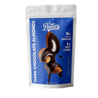 Keto Dark Chocolate Almonds 6oz (2 Pack)