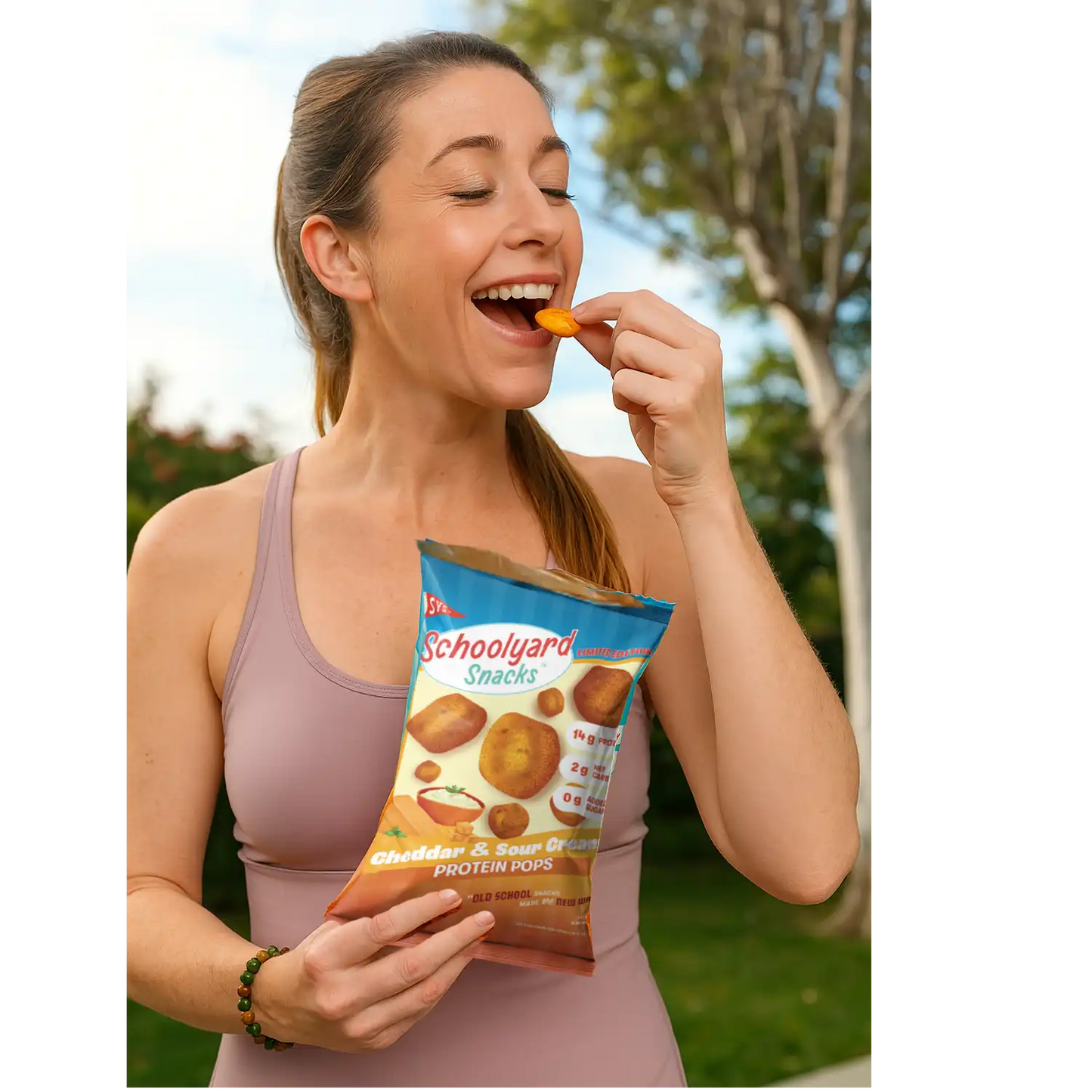Cheddar & Sour Cream Protein Chip (12 Bags)