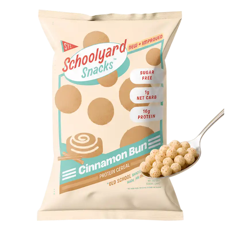 Cinnamon Bun Protein Cereal (12 Bags)