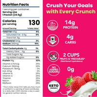 Strawberries & Cream Protein Crisps