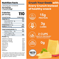 Baked Cheddar Protein Crisps (12pk)