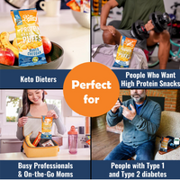 Baked Cheddar Protein Crisps (12pk)