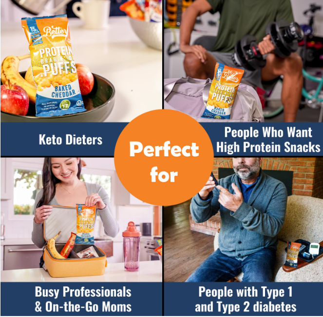 Baked Cheddar Protein Crisps (12pk)