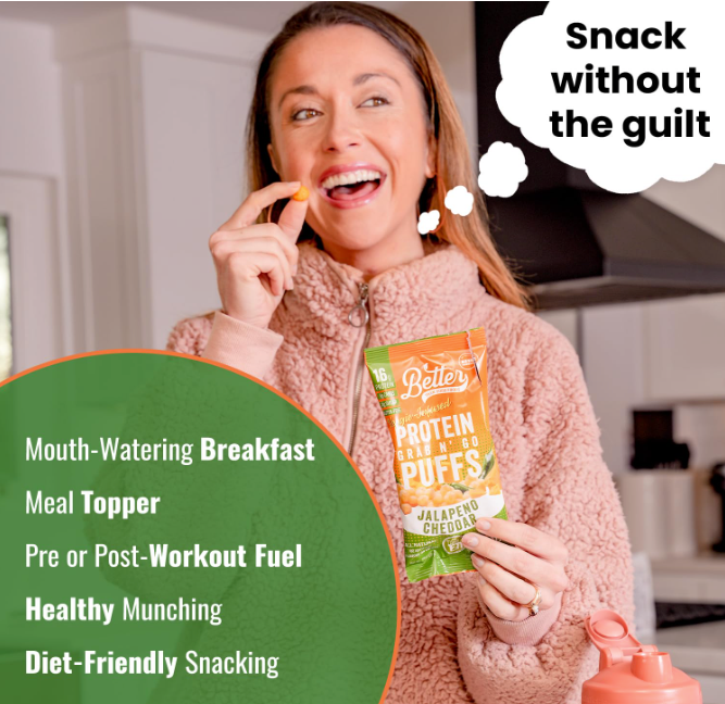 Jalapeno Cheddar Protein Crisps (12 Bags)
