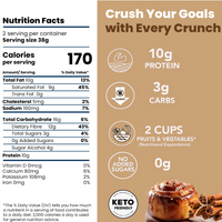 Cinnamon Roll Coated Protein Crisps (12 Bags)