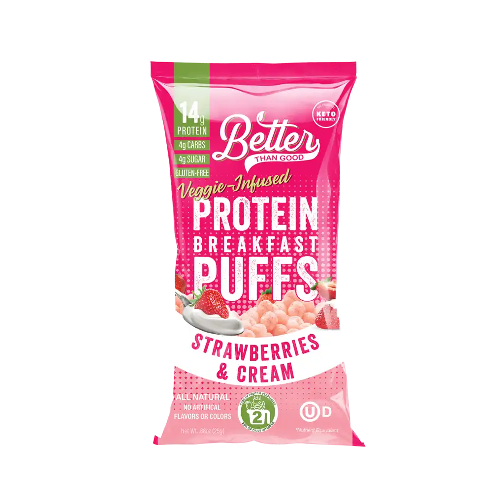 Strawberries & Cream Protein Crisps