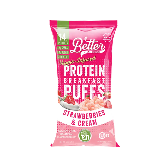 Strawberries & Cream Protein Crisps